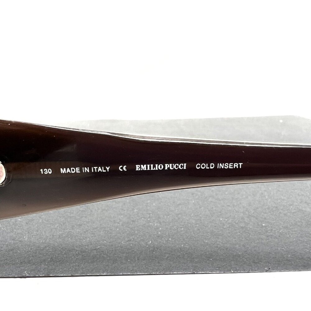 Emilio Pucci Sunglasses Women's Fashion EP677S 204 Chocolate/Leopard 58mm - Picture 6 of 13